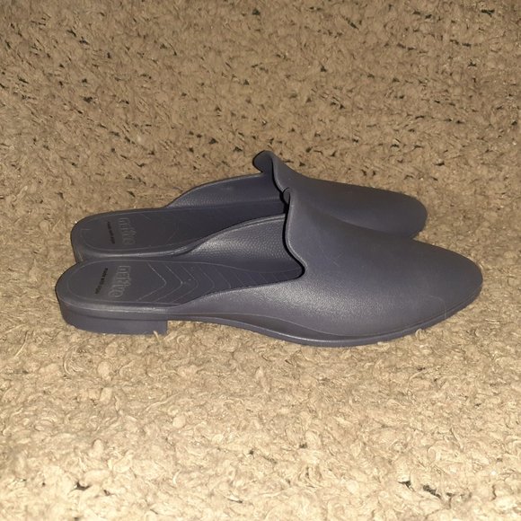 NATIVE-Ava Bloom Slip On Mules-Navy Blue-Sustainable Algae Shoes-Sz 7-Near Mint - Picture 4 of 7